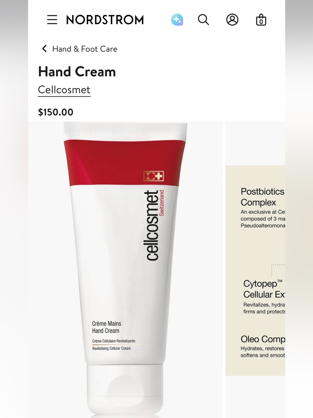 Cellcosmet Hand Cream